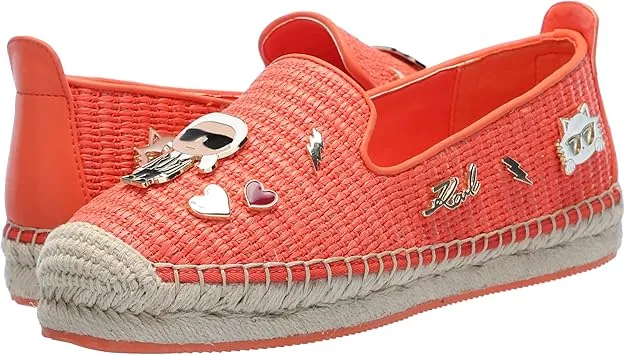 Karl Lagerfeld Paris Embellished Slip On Espadrilles size 9