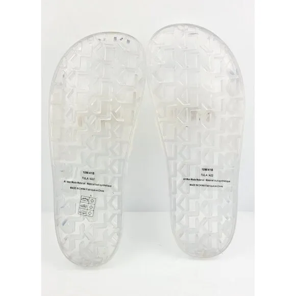 Karl Lagerfeld‎ Tula Women's Open Toe Slides - Size 10
