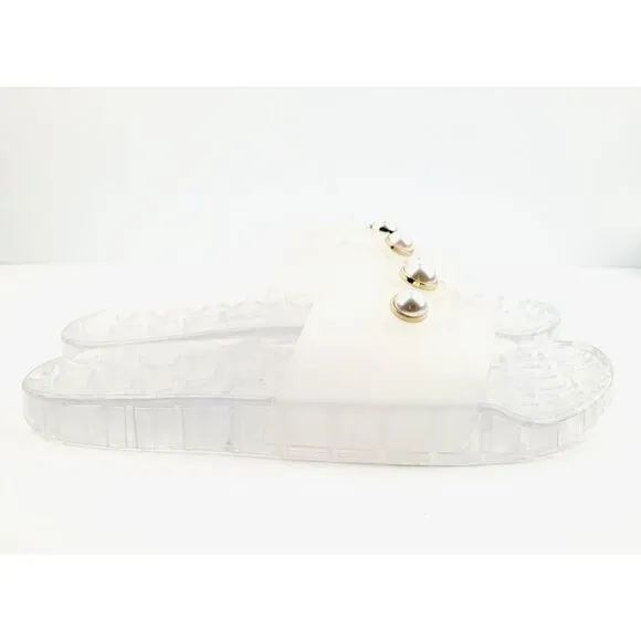 Karl Lagerfeld‎ Tula Women's Open Toe Slides - Size 10