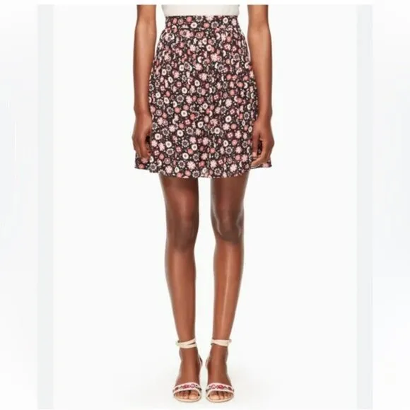 Kate Spade Mini Casa Floral Skirt Sz 12