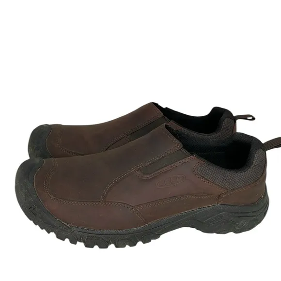 KEEN Loafers Men's Brown Slip-On Shoes Size 13 WIDE