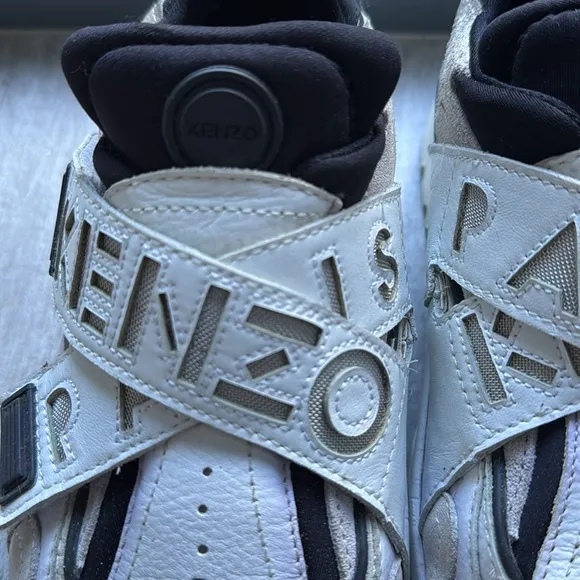 Kenzo Paris Sonic Velcro Shoes Chunky Winter Size 39 Designer Sneakers 9 8.5