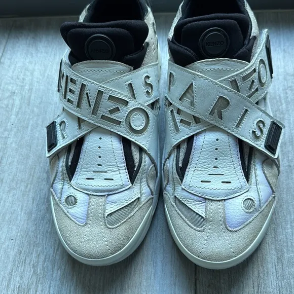 Kenzo Paris Sonic Velcro Shoes Chunky Winter Size 39 Designer Sneakers 9 8.5