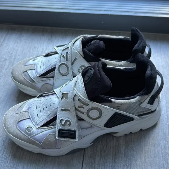 Kenzo Paris Sonic Velcro Shoes Chunky Winter Size 39 Designer Sneakers 9 8.5