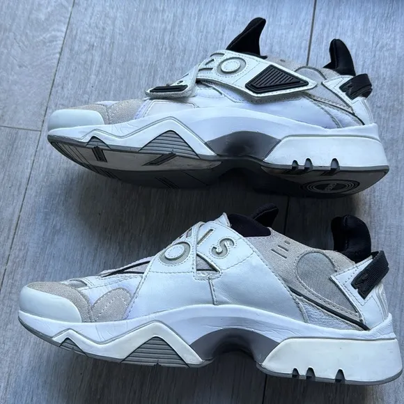 Kenzo Paris Sonic Velcro Shoes Chunky Winter Size 39 Designer Sneakers 9 8.5