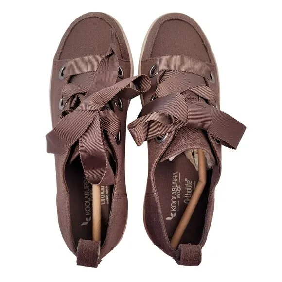 Koolaburra By UGG Women's Casual Cinder Penley Lace-Up Sneakers Brown Size 5