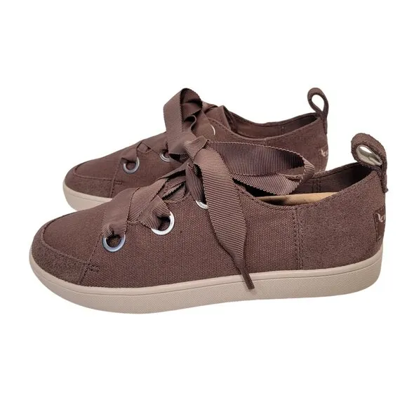 Koolaburra By UGG Women's Casual Cinder Penley Lace-Up Sneakers Brown Size 5