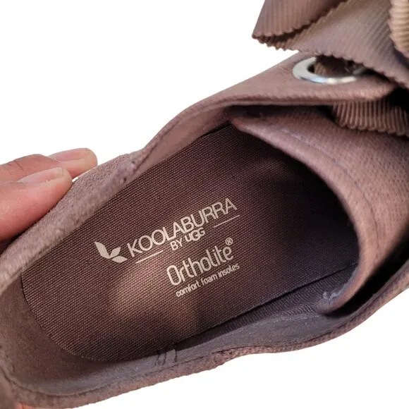 Koolaburra By UGG Women's Casual Cinder Penley Lace-Up Sneakers Brown Size 5