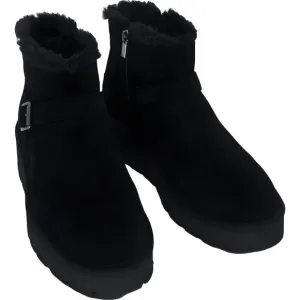 Koolaburra by UGG Women's Kelissa Mini Black Ankle Boots, Size 9M US
