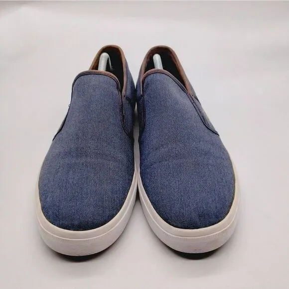 Lacoste Gazon Sport Casual Slip On Sneakers Mens Size 13 Blue Mens Shoes Loafers