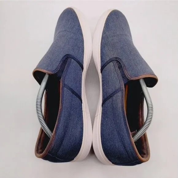 Lacoste Gazon Sport Casual Slip On Sneakers Mens Size 13 Blue Mens Shoes Loafers