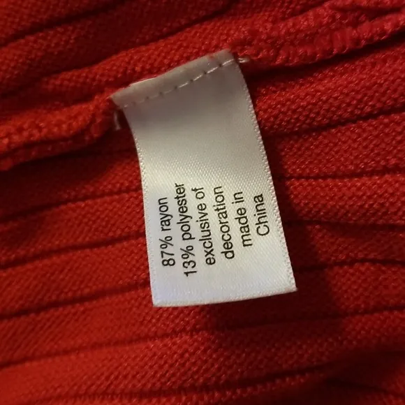 Lane Bryant Three Quarter Sleeve Button Front Red Maxi Sweater Dress Size 11 12