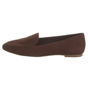 Larroude NEW Diana Loafer Brown Suede Slip On Flats Size 11