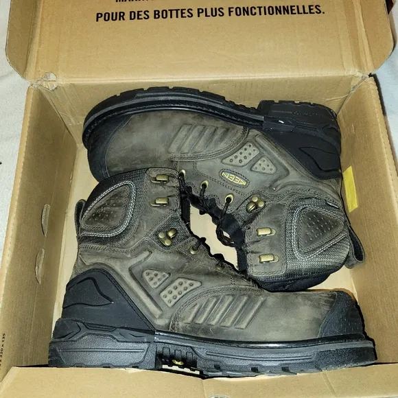 🧯Like 🆕️ Toughest Work Boots Keen Philadelphia 10.5