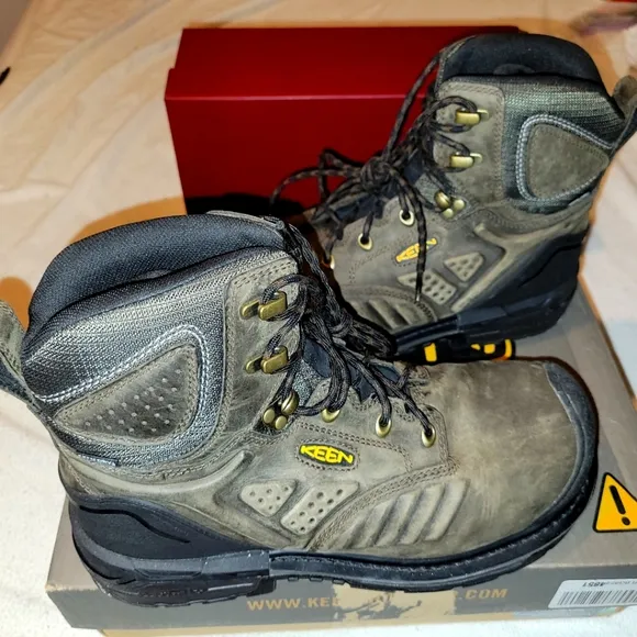 🧯Like 🆕️ Toughest Work Boots Keen Philadelphia 10.5