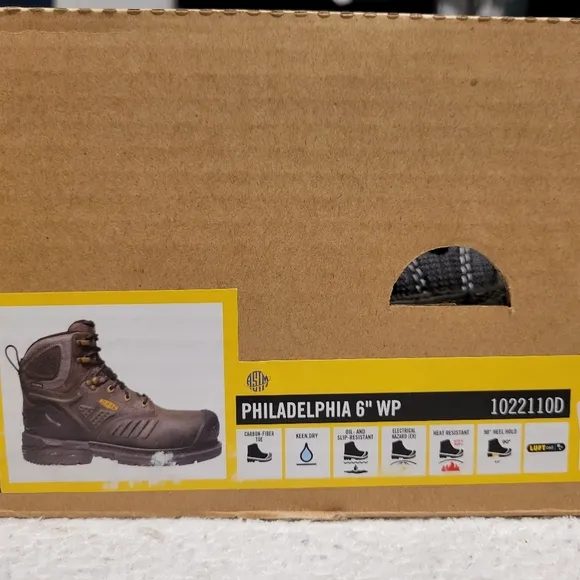🧯Like 🆕️ Toughest Work Boots Keen Philadelphia 10.5