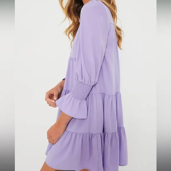 Lilac Crepe Kenzo DressPOMANDER PLACE