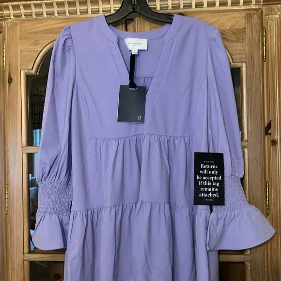 Lilac Crepe Kenzo DressPOMANDER PLACE