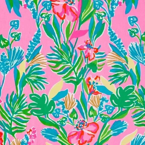 Lilly Pulitzer Verona Flutter Sleeve Maxi Dress in Havana Pink NWT - Size 0