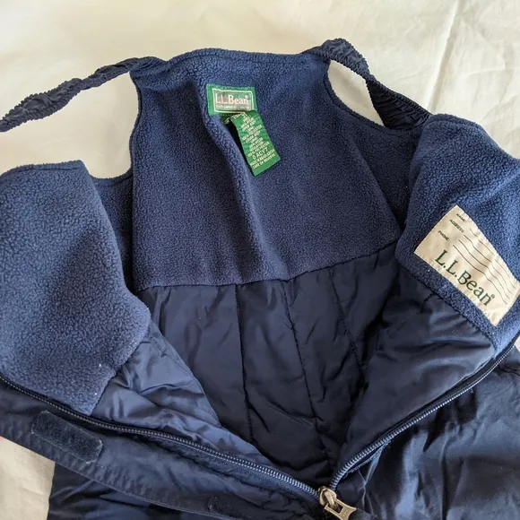 L.L.Bean Unisex Insulated Snow Bibs Size 3T