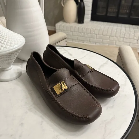 Louis Vuitton Brown Loafers Size 37.5
