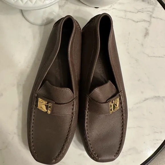 Louis Vuitton Brown Loafers Size 37.5