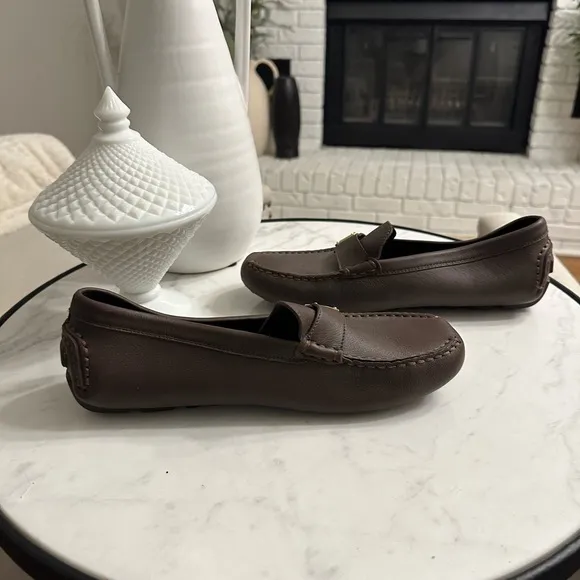 Louis Vuitton Brown Loafers Size 37.5