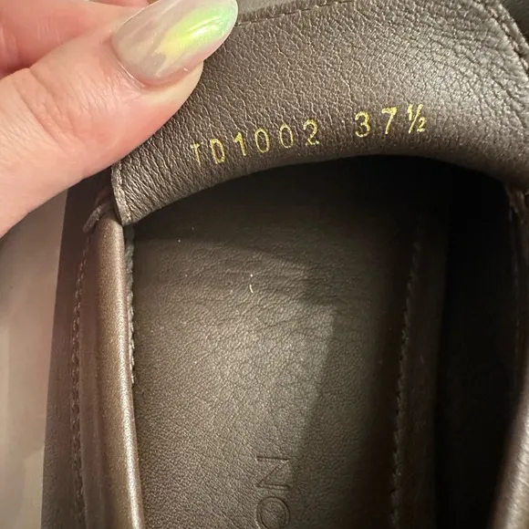 Louis Vuitton Brown Loafers Size 37.5