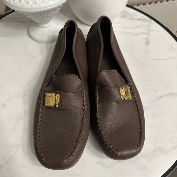 Louis Vuitton Brown Loafers Size 37.5