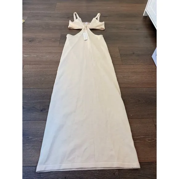 Love Lolita NEW XS‎ Ottilie Maxi Dress Cream Cut Out Romantic Dreamy Soft