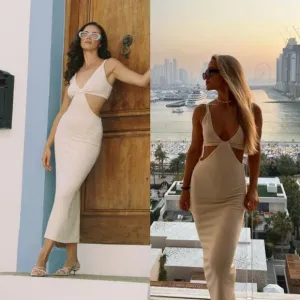 Love Lolita NEW XS‎ Ottilie Maxi Dress Cream Cut Out Romantic Dreamy Soft