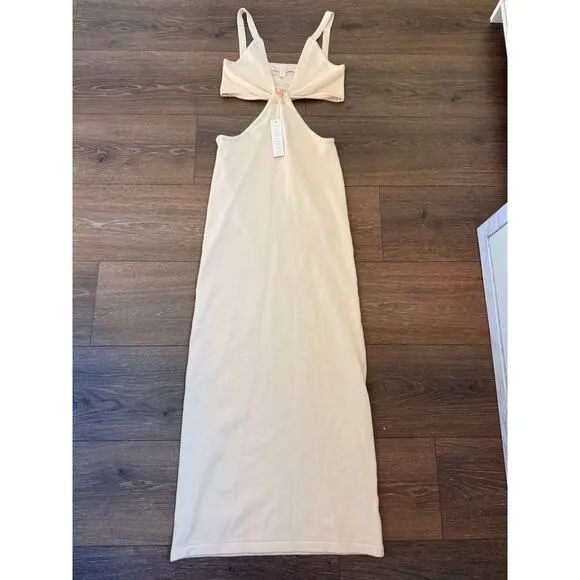 Love Lolita NEW XS‎ Ottilie Maxi Dress Cream Cut Out Romantic Dreamy Soft