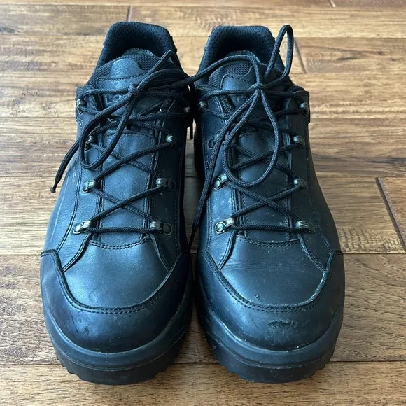 Lowa Renegade II GTX Lo TF Low Top Task Force Work Boots Black Leather Size 13