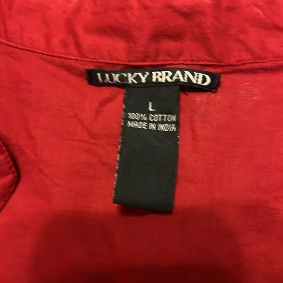 Lucky Brand Dress/Shirt, Sz. L.