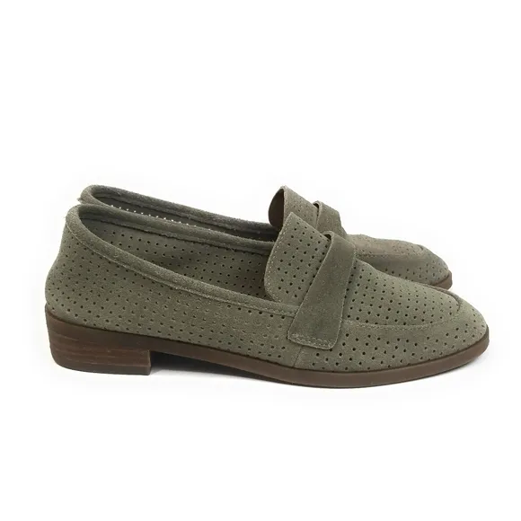 LUCKY BRAND New Taupe Perforated Loafers Size 6