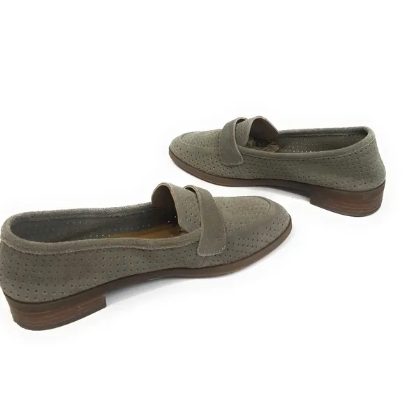 LUCKY BRAND New Taupe Perforated Loafers Size 6