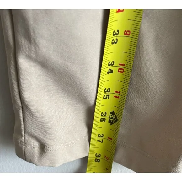 Lululemon Mens ABC Classic Fit 5 Pocket Slim Fit Warpstreme Pants Beige Sz 33