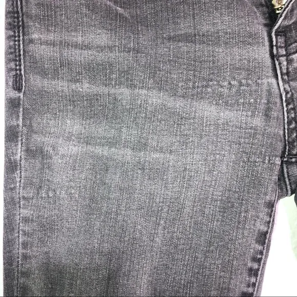 Madewell 9” High Rise Skinny Black Distressed Busted Knee Raw Hem Denim Jeans