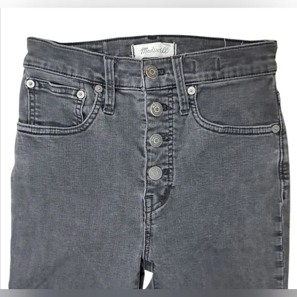 Madewell Cali Demi Boot Cut Button Front Jeans Size 25