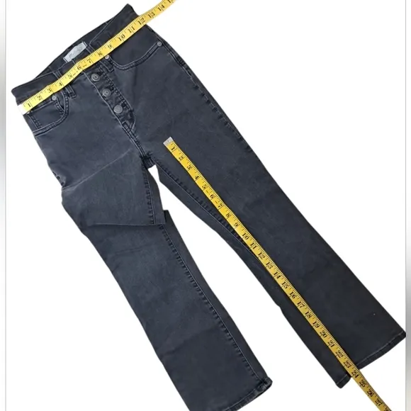 Madewell Cali Demi Boot Cut Button Front Jeans Size 25