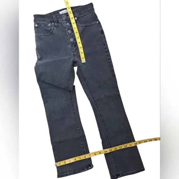 Madewell Cali Demi Boot Cut Button Front Jeans Size 25