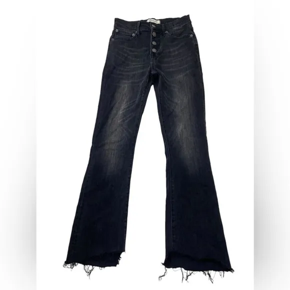 Madewell - Cali Demi-Boot Jeans Asymmetrical Raw Hem Edition