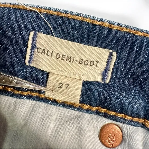 Madewell ‘Cali Demi-Boot Jeans’ in “Lockwood” Wash Size 27