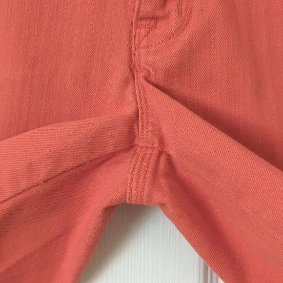 Madewell Classic Relaxed Mid Rise Cut Off Frayed Hem Jean Shorts Coral Pink 26