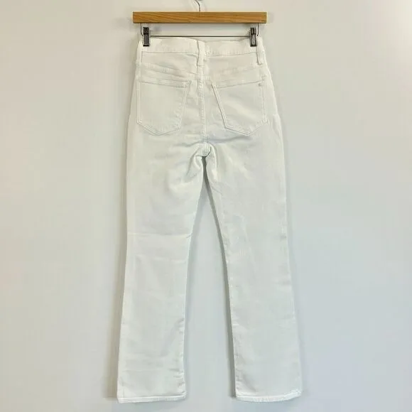 Madewell Jeans Womens T25‎ Tall Kick Out Crop Minimalist Classic Neutral Chic