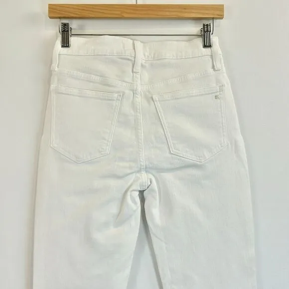 Madewell Jeans Womens T25‎ Tall Kick Out Crop Minimalist Classic Neutral Chic