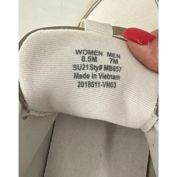 Madewell Kickoff Neutral Colorblock Trainer Leather Sneakers 8.5 W 7 M nwot $110