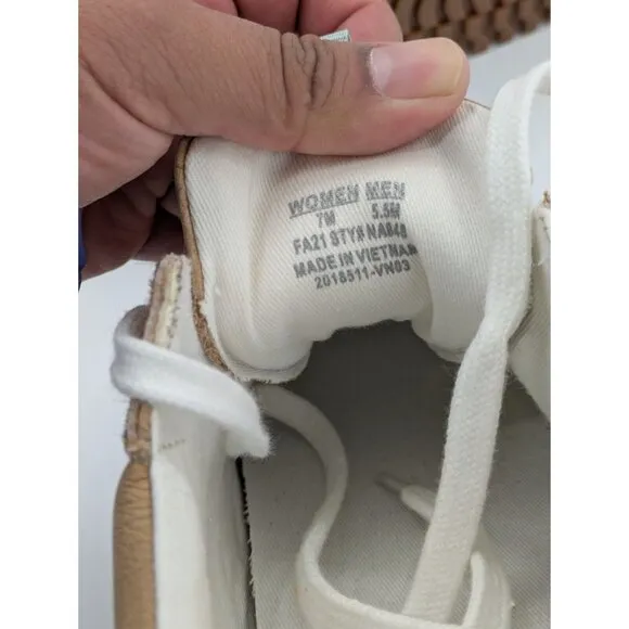 Madewell MWL‎ Womens Kickoff Trainer Sneakers Size 7M Brown Calf Hair NA848
