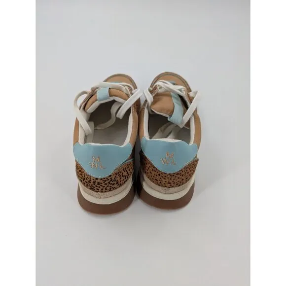 Madewell MWL‎ Womens Kickoff Trainer Sneakers Size 7M Brown Calf Hair NA848
