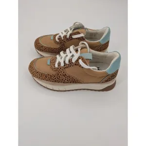 Madewell MWL‎ Womens Kickoff Trainer Sneakers Size 7M Brown Calf Hair NA848